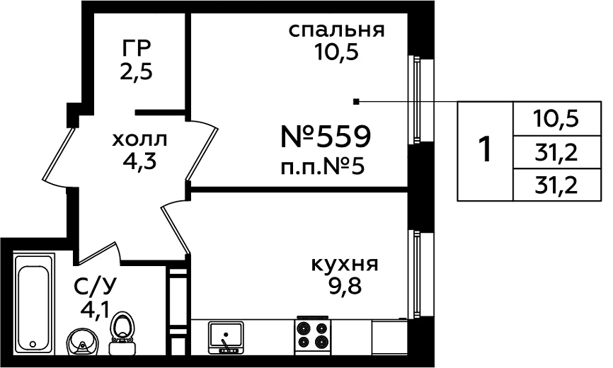 Фото квартиры 1