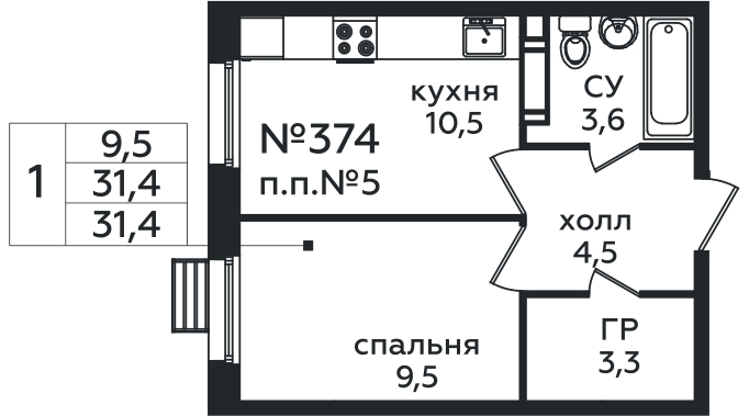 Фото квартиры 1