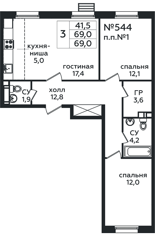 Фото квартиры 1