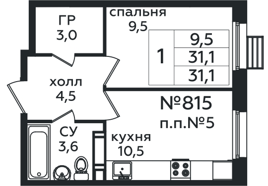 Фото квартиры 1