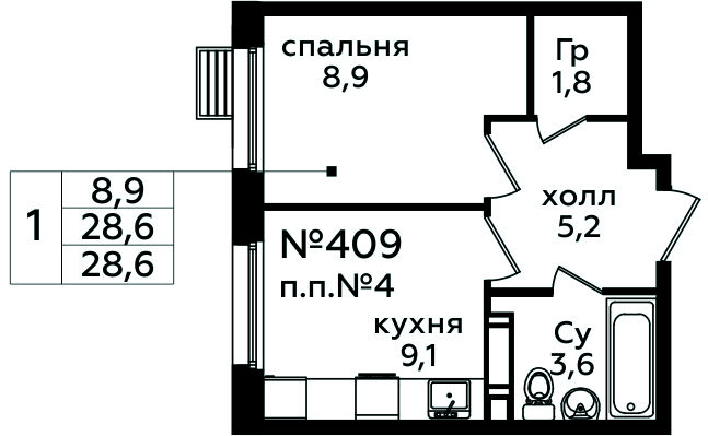 Фото квартиры 1