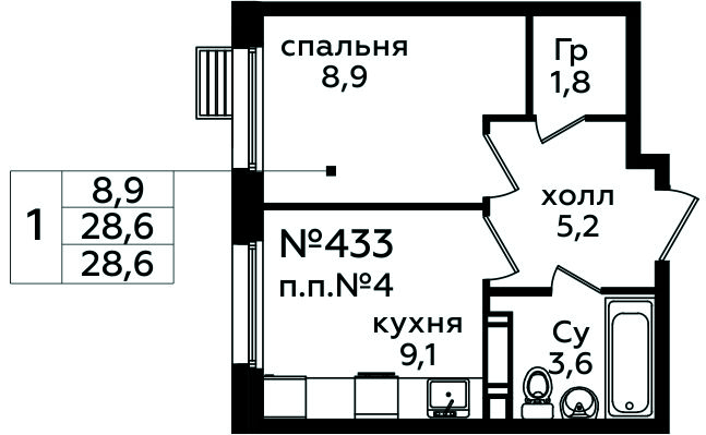 Фото квартиры 1