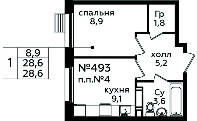 Фото квартиры 1