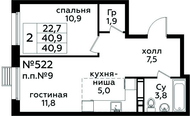 Фото квартиры 1