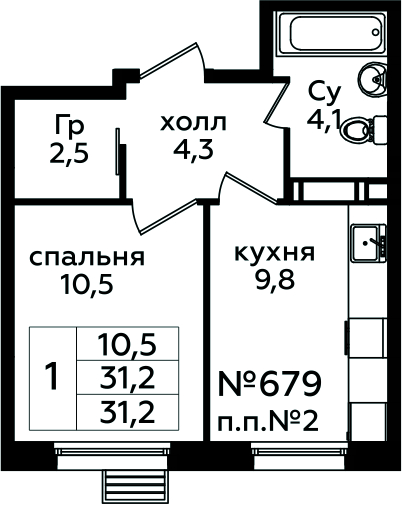 Фото квартиры 1