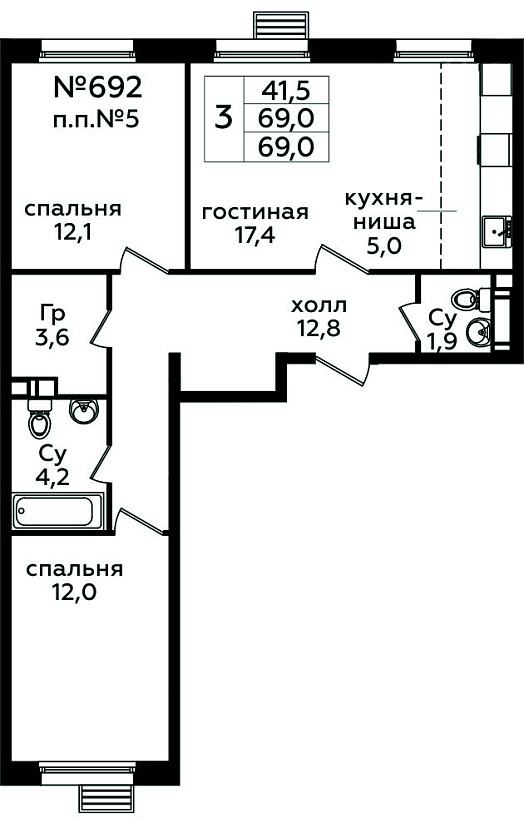 Фото квартиры 1