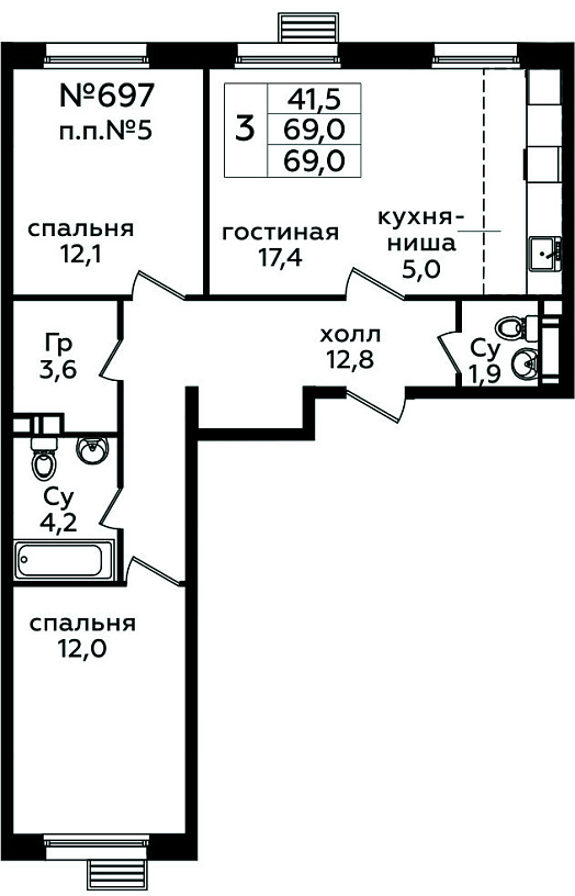 Фото квартиры 1