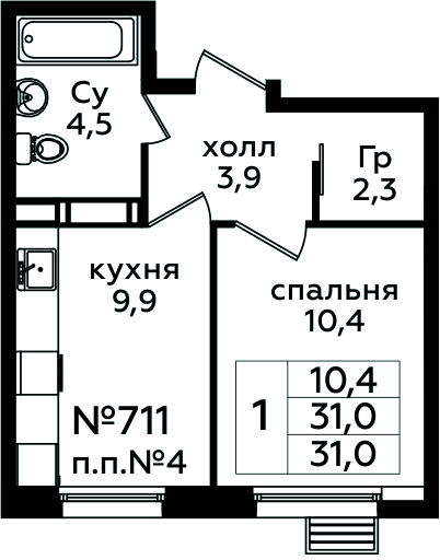 Фото квартиры 1