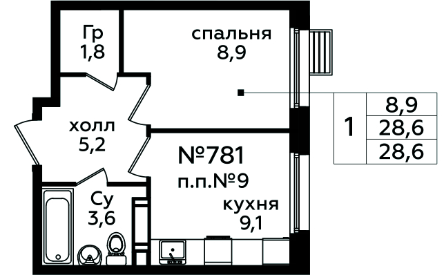 Фото квартиры 1